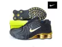 nike shox promos oz hommes -blanc-noir-or